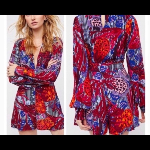 Free people low cut romper - Picture 2 of 8